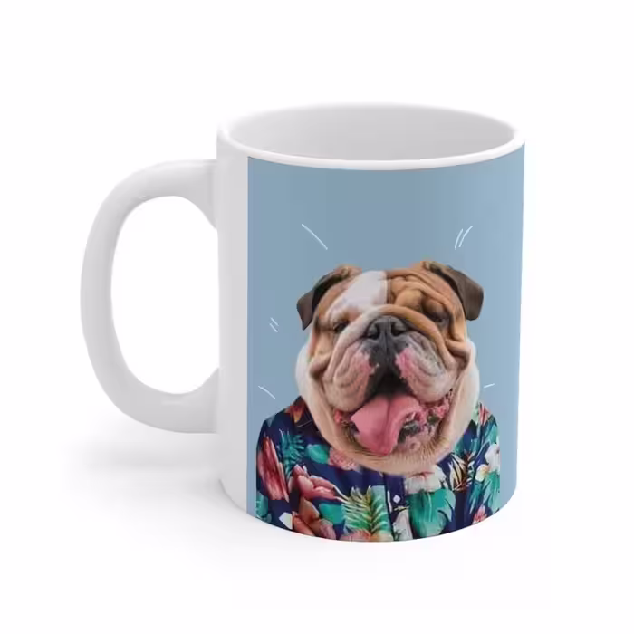 ماگ طرح سگ Dog مدل NM1213