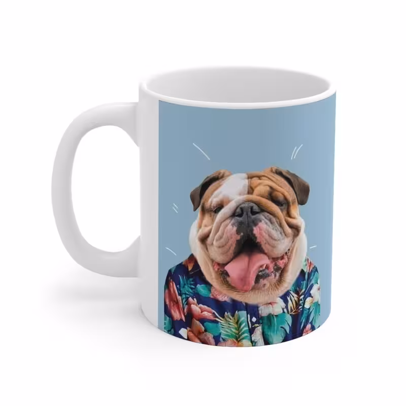 ماگ طرح سگ Dog مدل NM1213