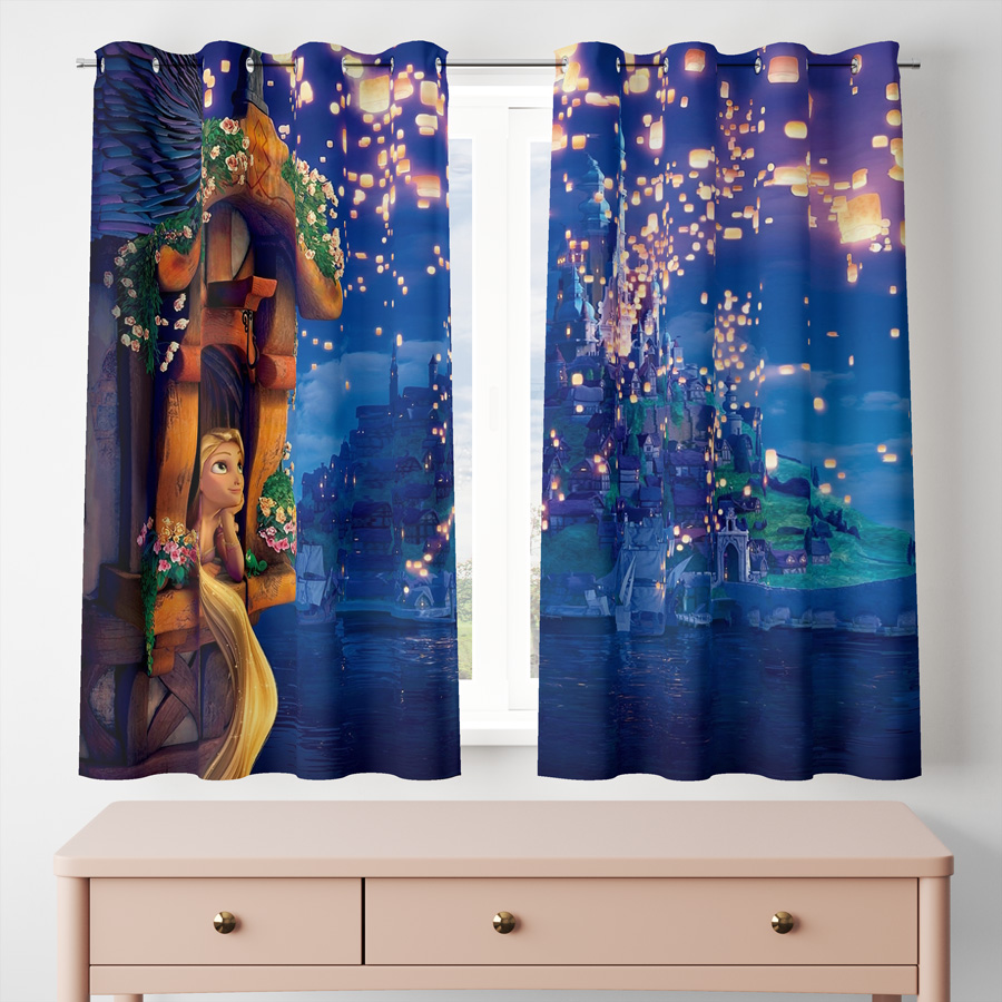 پرده مدل مخمل پانچی کد 8035 سایز 200x140 سانتی متر