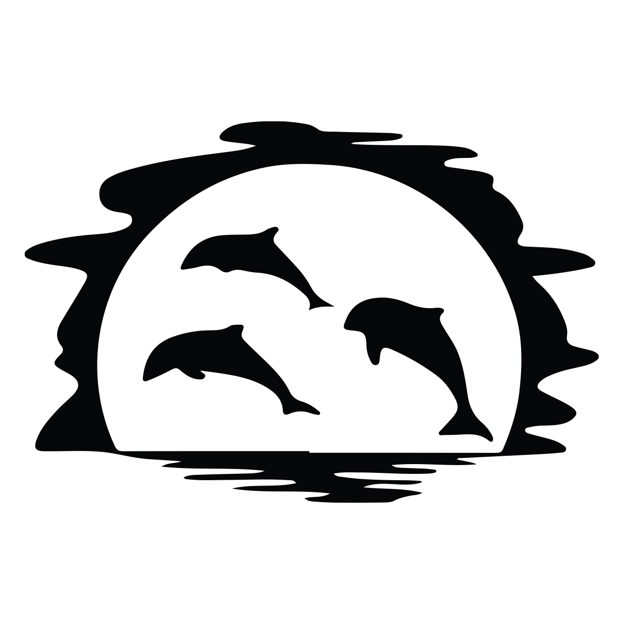 استیکر خودرو طرح نهنگ اقیانوس کد 634