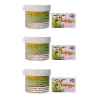 کرم ژل لاغری آلوئه ورا روجا مدل Aloe vera حجم 100 میل لیتر به همراه صابون لاغری مدل آلوئه ورا وزن 100 گرم مجموعه 6 عددی 