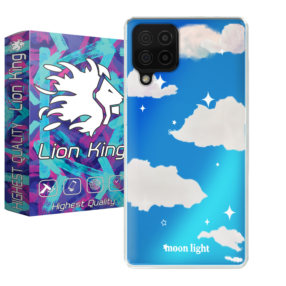 کاور لاین کینگ مدل هولوگرامی Cloud مناسب برای گوشی موبایل سامسونگ Galaxy A12