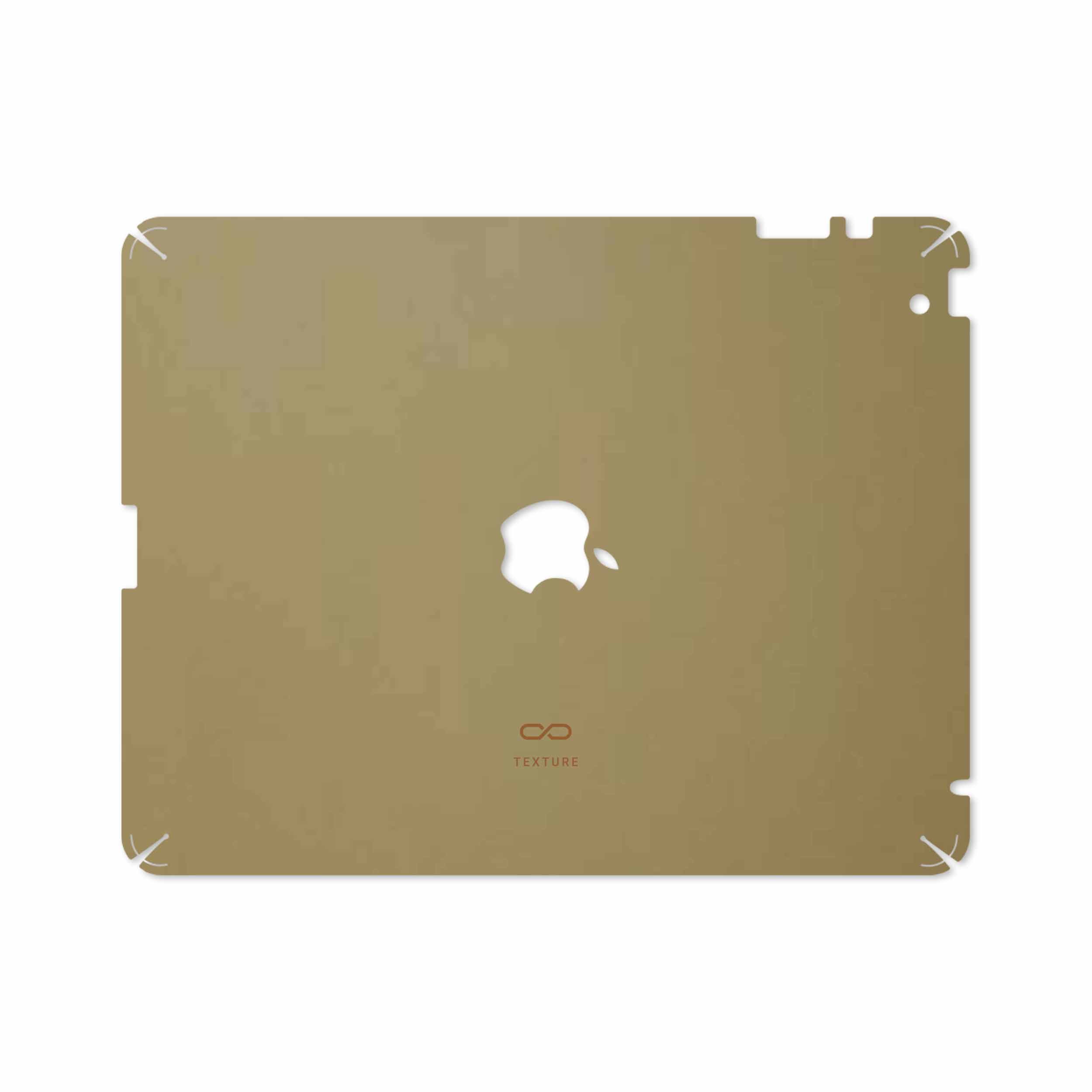 برچسب پوششی ماهوت مدل Matte-Gold مناسب برای تبلت اپل iPad 2 2011 A1395
