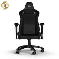 صندلی گیمینگ کورسیر TC200 Plush Leatherette – Black/Black