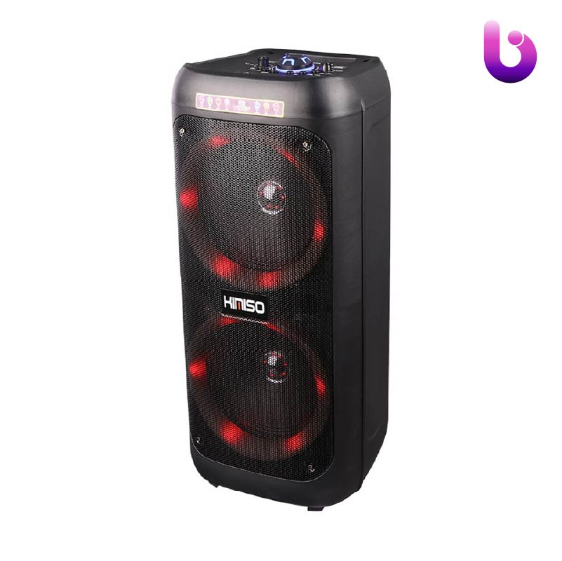 اسپیکر چمدانی بلوتوثی رم و فلش خور Kimiso QS-82   میکروفون و ریموت کنترل