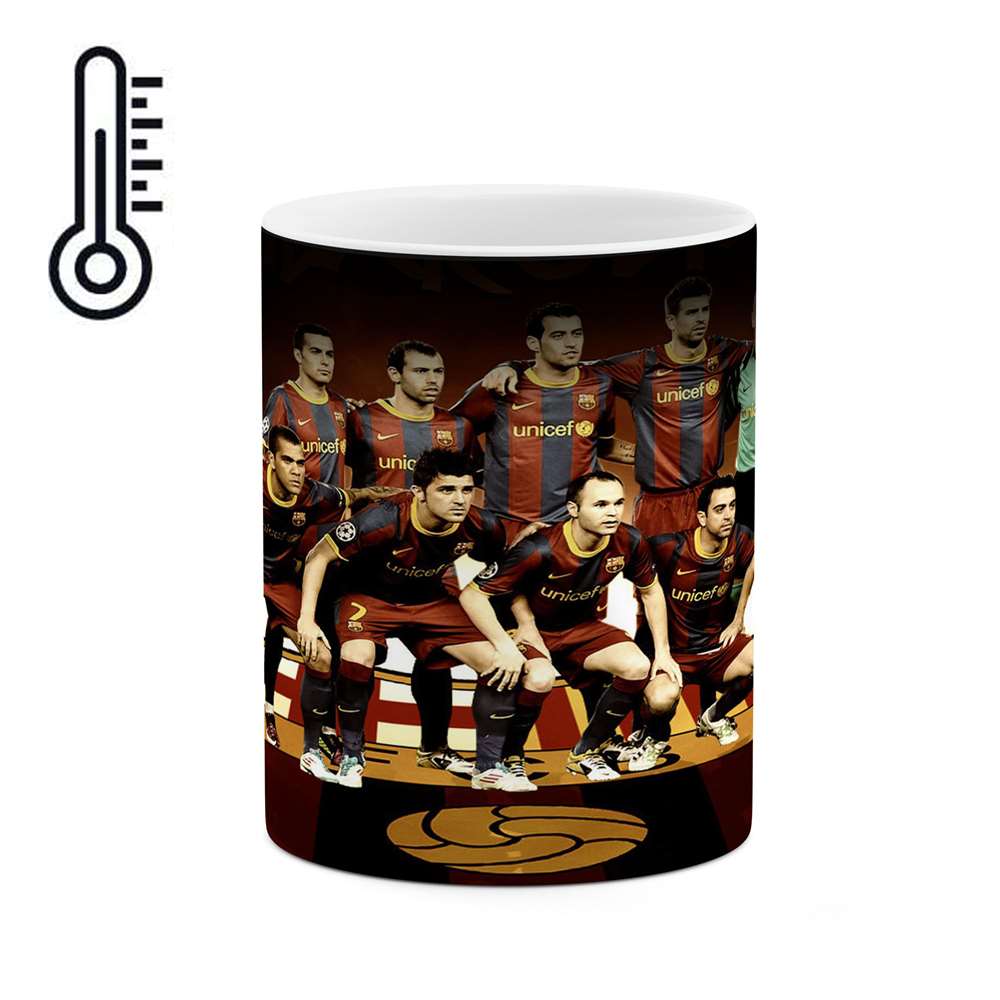 ماگ حرارتی کاکتی طرح بارسلونا مدل mgh12329