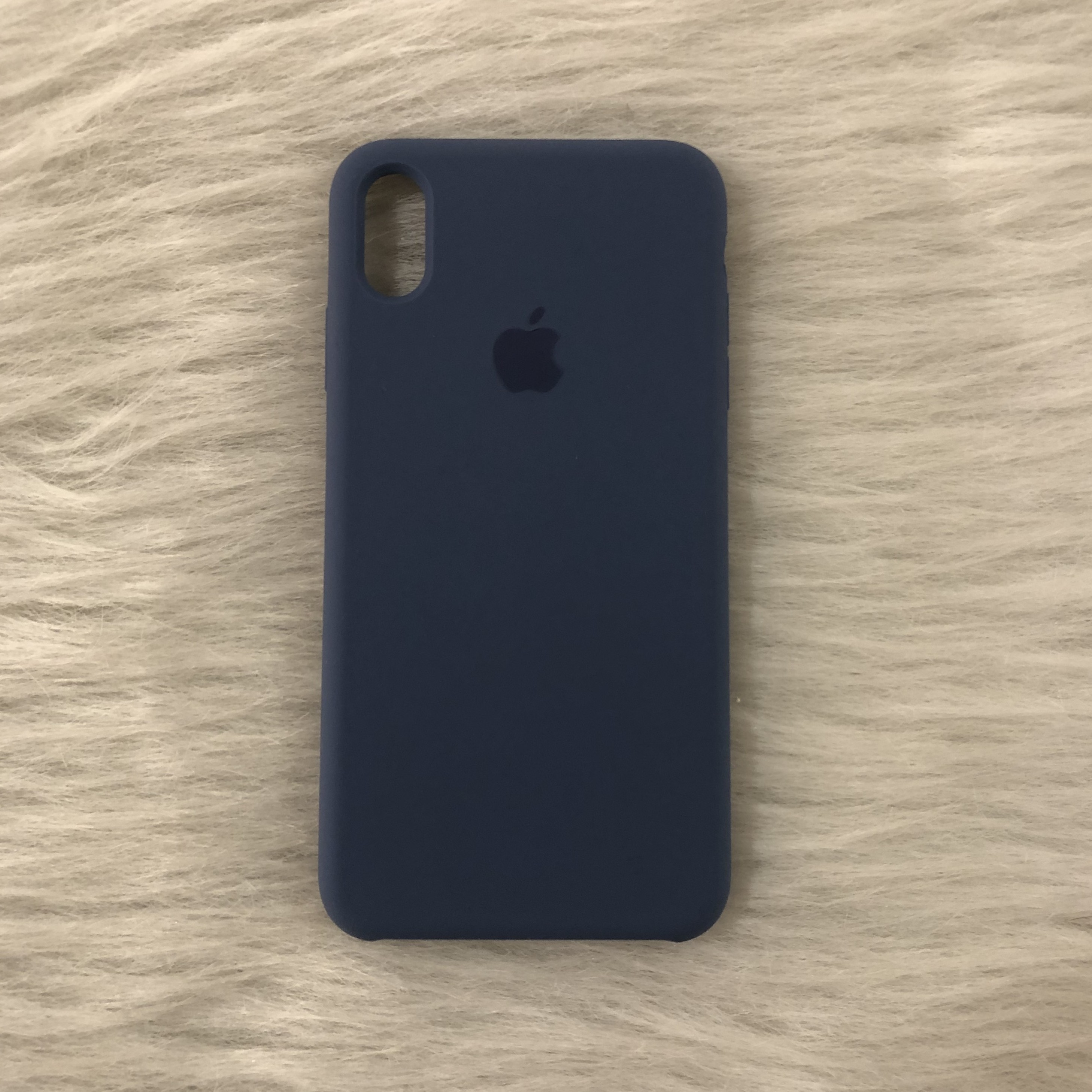 گارد آیفون Xs max سیلیکونی اورجینال پاکنی رنگ آبی