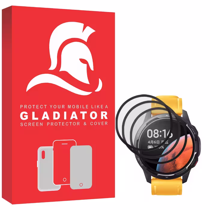 محافظ صفحه نمایش گلادیاتور مدل GWP3000 مناسب برای ساعت هوشمند شیائومی Mi Watch Color 2 بسته سه عددی