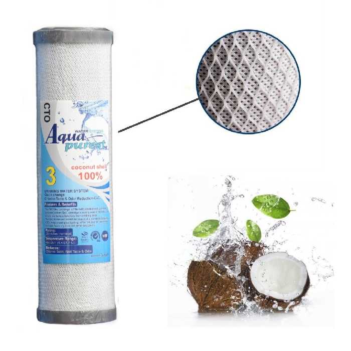 فیلتر دستگاه تصفیه آب آکوا پیورست مدل KM 6996 مجموعه 6 عددی به همراه محدود کننده فاضلاب مدل FLOW 300