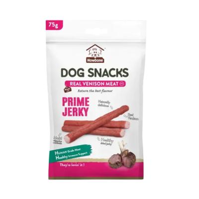 تشویقی سگ هابون طعم گوزن وزن 75 گرم Howbone Dog Snacks