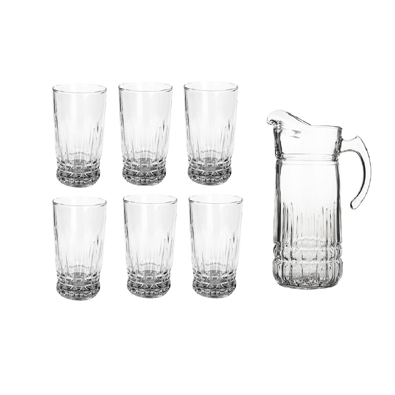 سرویس پارچ و لیوان 7 پارچه کد 2206