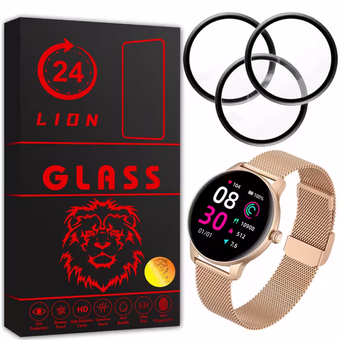 محافظ صفحه نمایش لاین مدل RT007 مناسب برای ساعت هوشمند شیائومی Smart Watch Kieslect Lady L11 بسته سه عددی