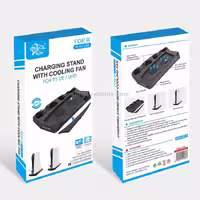 خرید فن خنک کننده پلی استیشن 5 KJH Charging Stand With Cooling Fan با بهترین قیمت