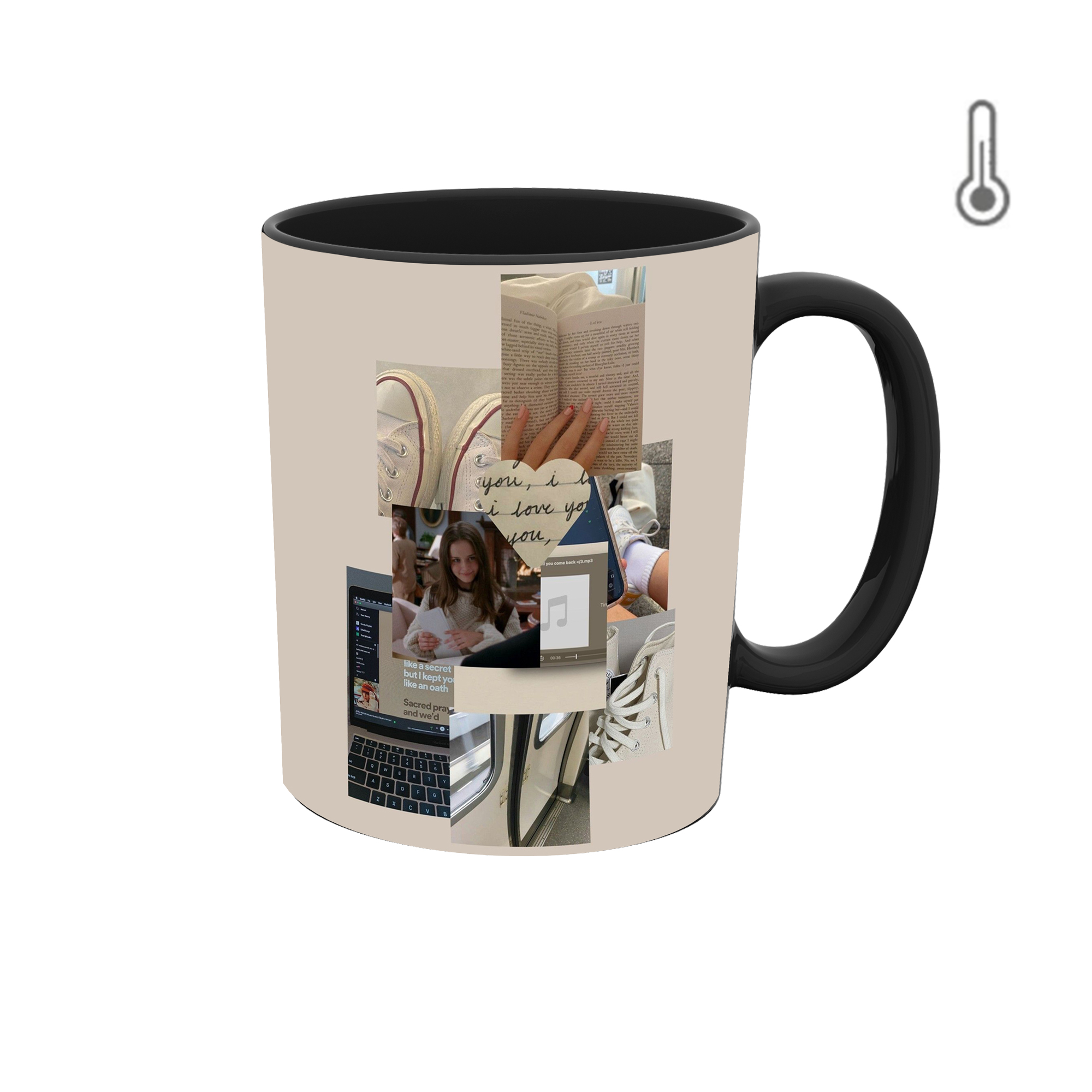 ماگ حرارتی طرح گرافیکی دخترونه