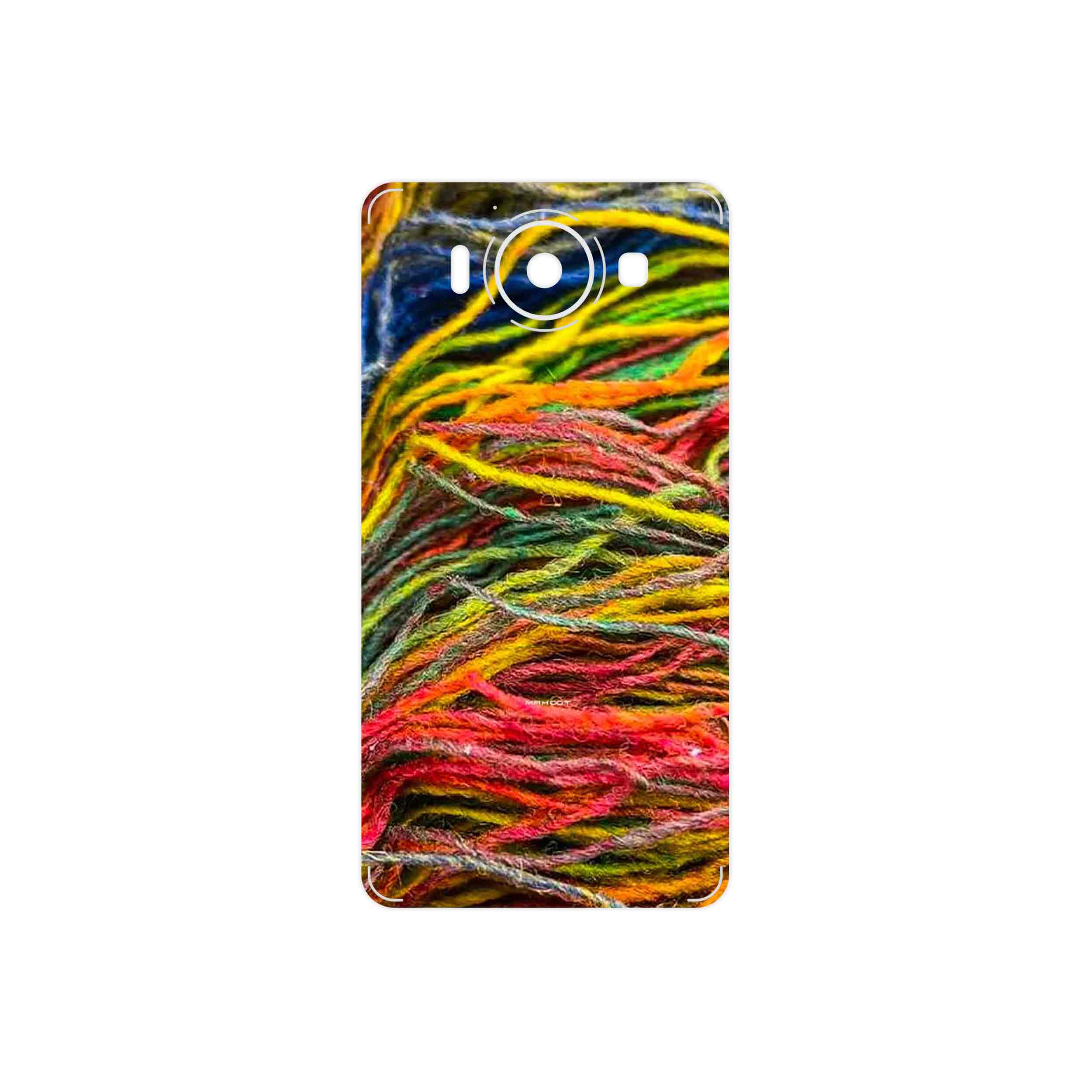 برچسب پوششی ماهوت مدل Fabric Texture 9 مناسب برای گوشی موبایل مایکروسافت Lumia 950