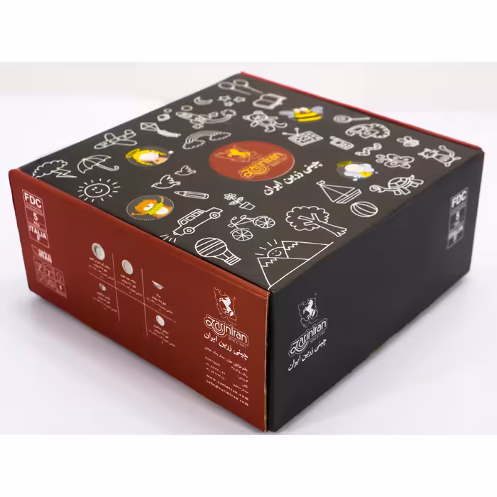 سرویس غذا خوری 5 پارچه کودک چینی زرین ایران سری ایتالیا اف مدل عروسکی