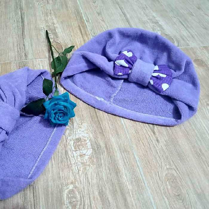 کلاه حمام سر با جنس و کیفیت عااالی و قیمت بسیار مناسب28000تومان در رنگ های مختلف و جذااااب