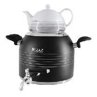 کتری و قوری طرح ترک شیردار رنگی کد 3031