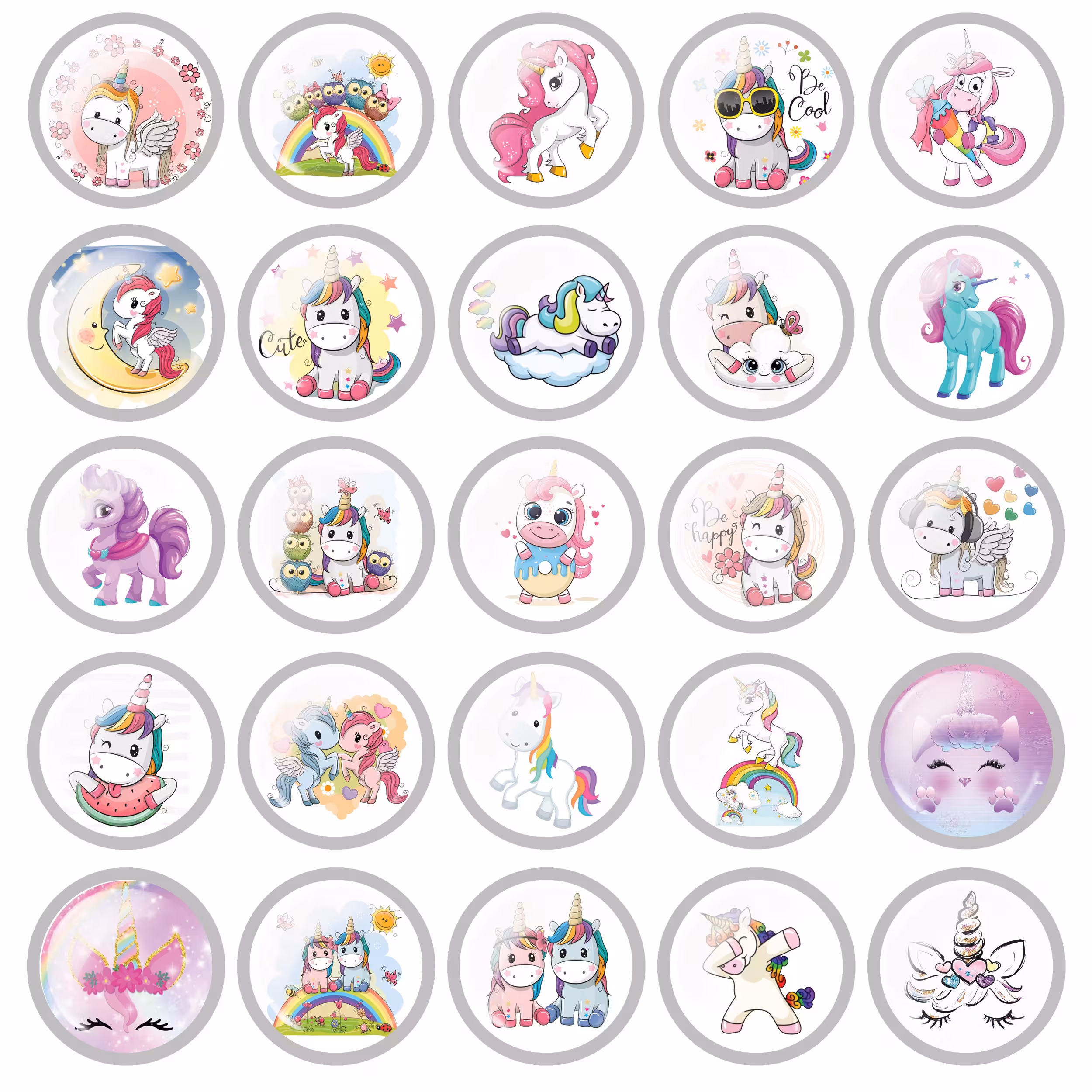 پیکسل مدل اسب تک شاخ کد unicorn 02 مجموعه 25 عددی