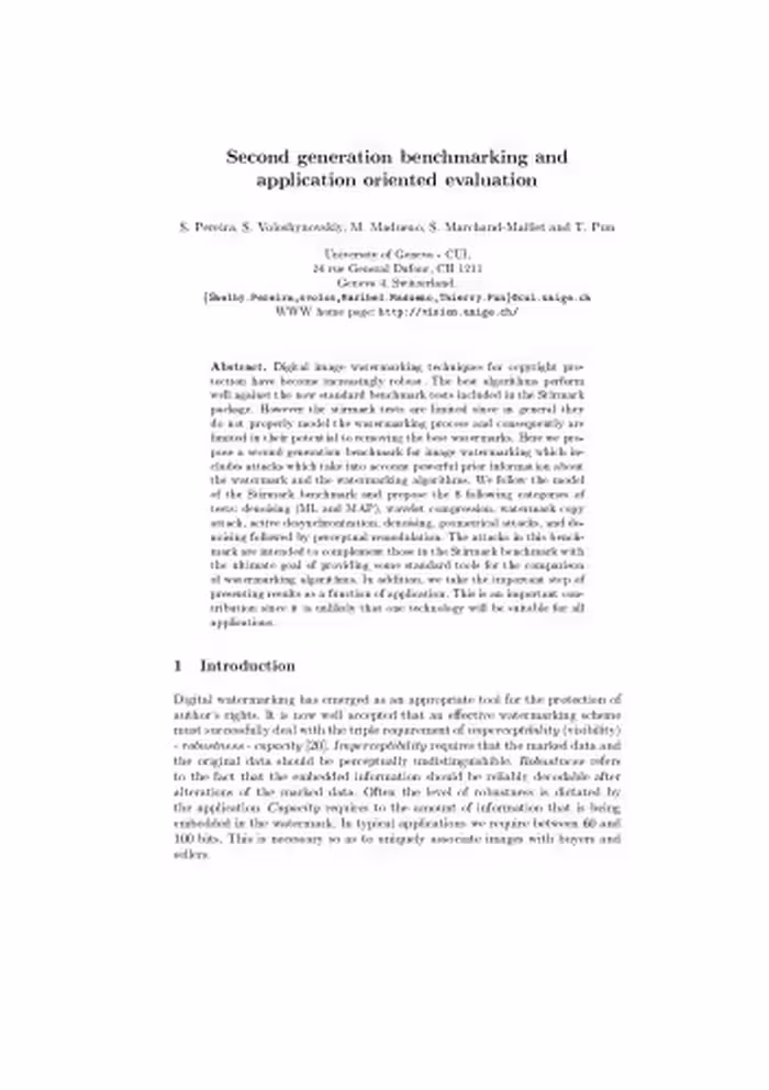 خرید و دانلود نسخه کامل کتاب Second generation benchmarking and application oriented evaluation