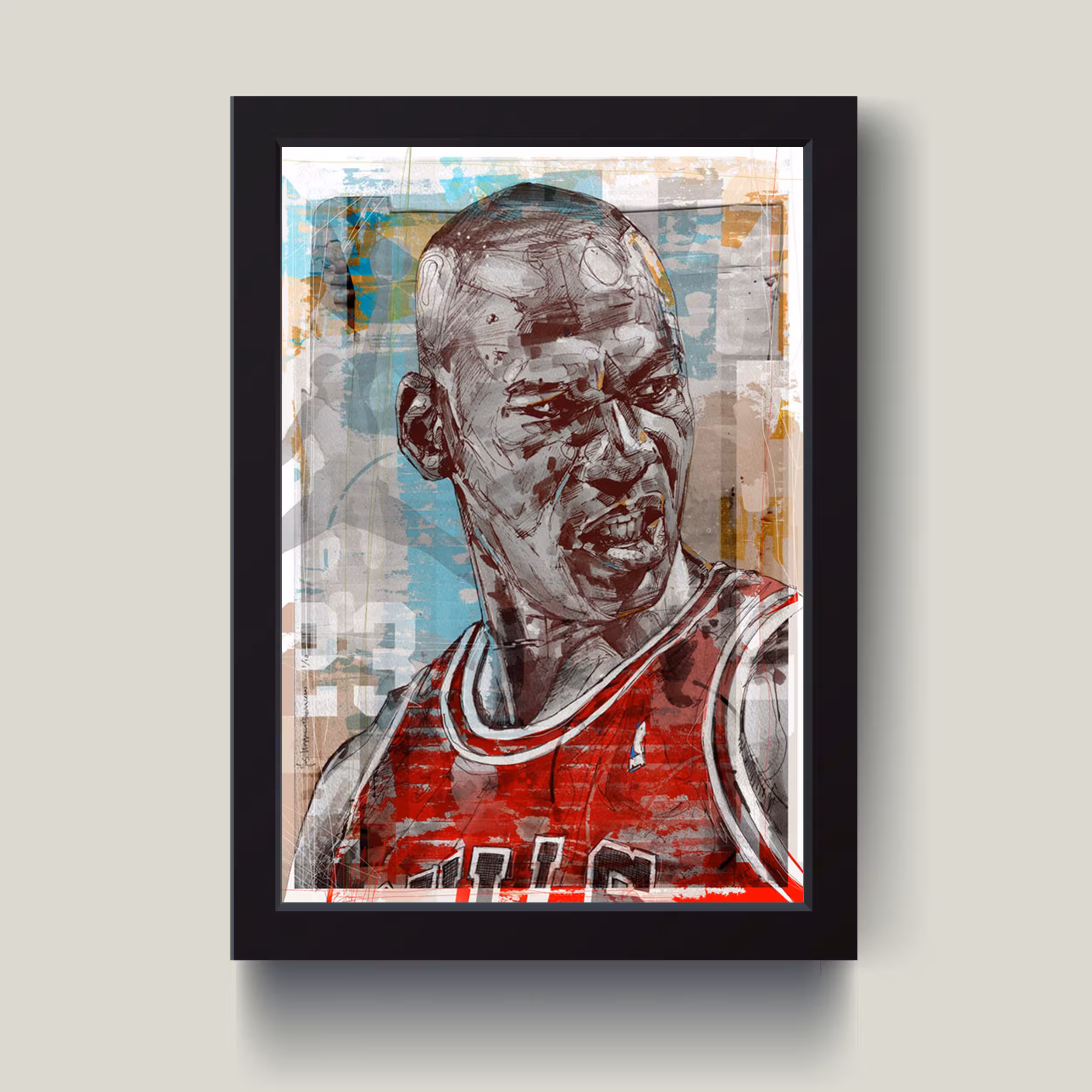 تابلو مدل مایکل جردن Michel jordan کدS1637-b