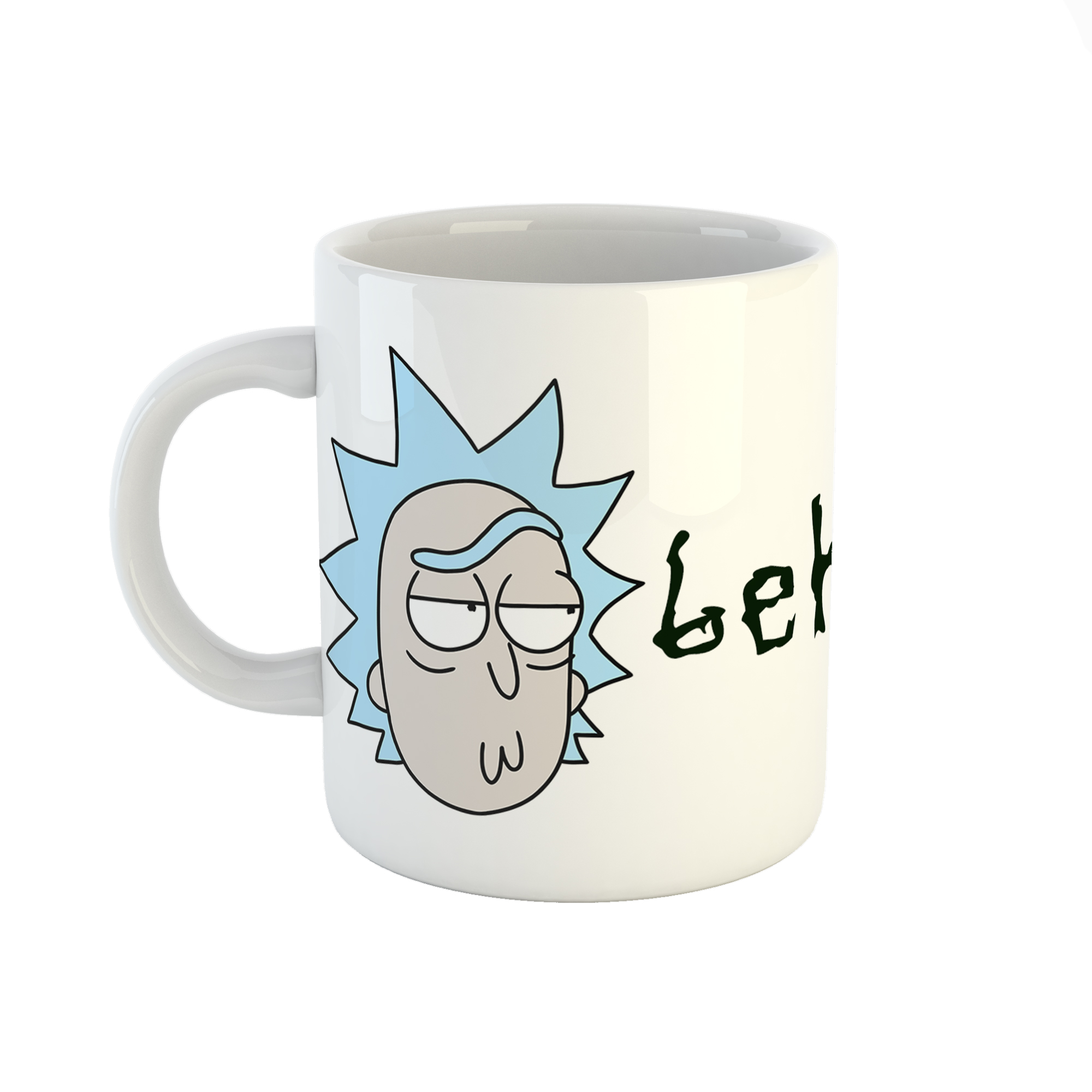 ماگ طرح اسم بهداد مدل rick and morty کد 881