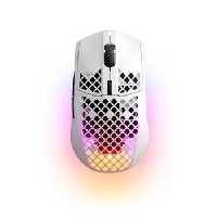 ماوس گیمینگ بی‌سیم استیل سریز مدل AEROX 3 White
