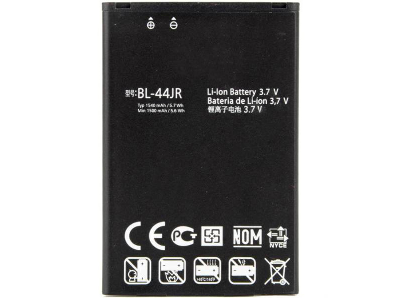 باتری موبایل ال جی مدل BL-44JR با ظرفیت 1540mAh مناسب برای گوشی موبایل ال جی D160 L40