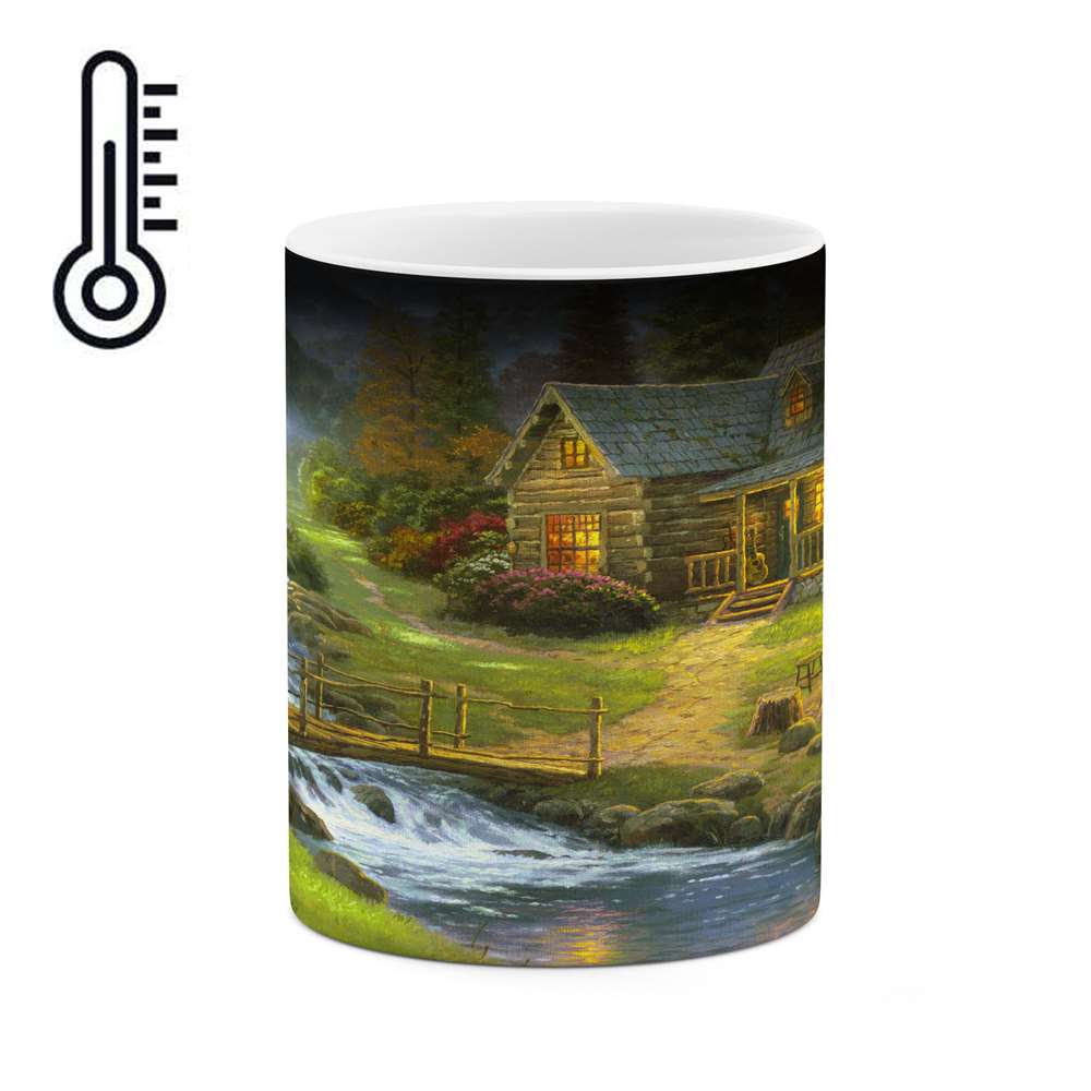 ماگ حرارتی کاکتی طرح نقاشی مدل mgh13575