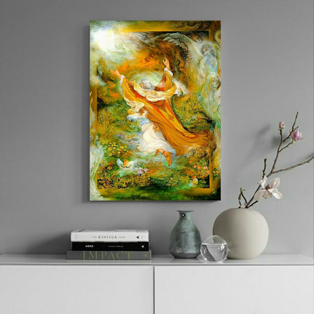 تابلو بوم طرح مینیاتور کد AR8200