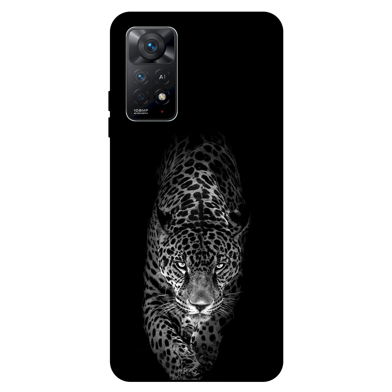 کاور مگافون طرح پلنگ مدل 1879 مناسب برای گوشی موبایل شیائومی Redmi Note 11 Pro 4G / 5G