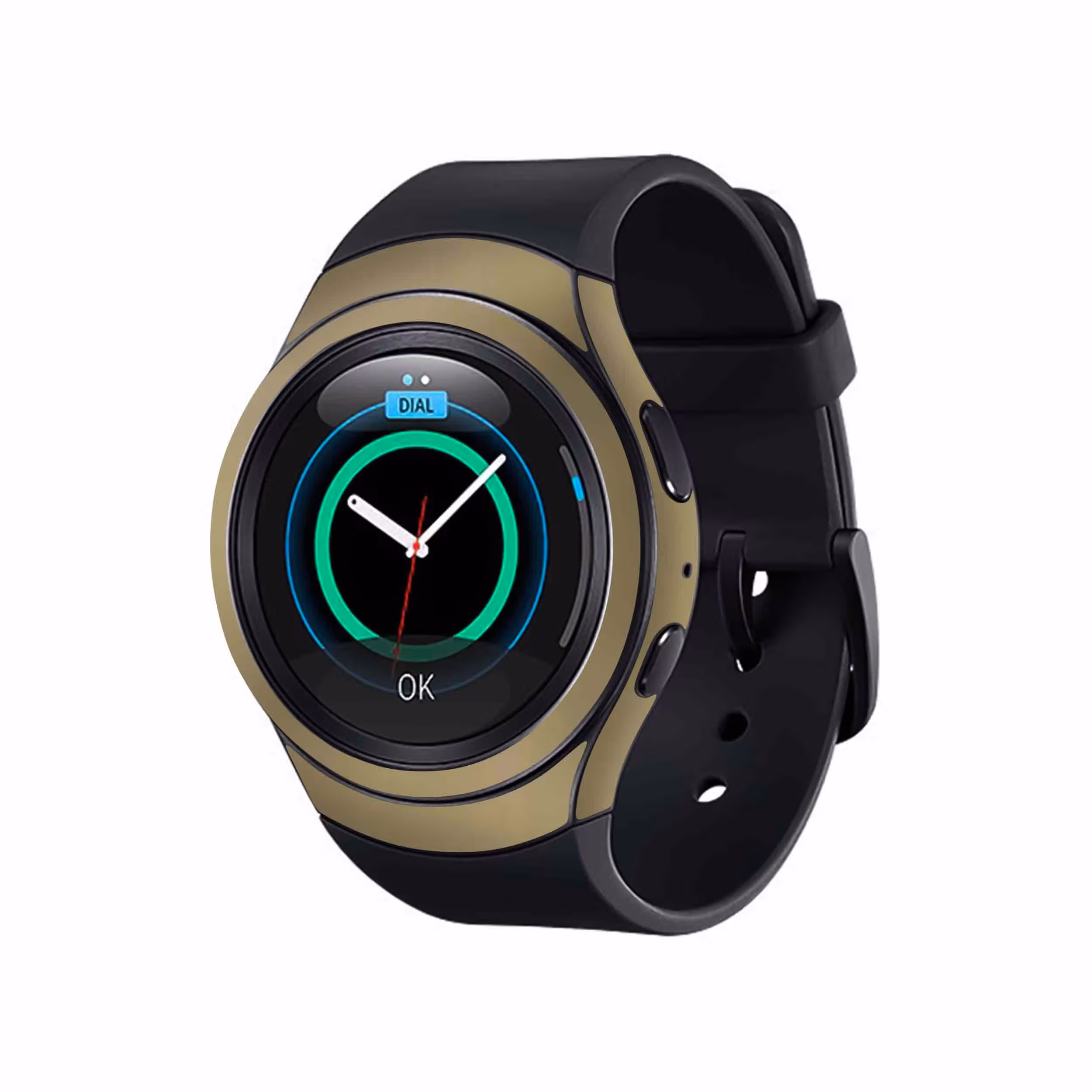 برچسب ماهوت طرح Matte-Gold مناسب برای ساعت هوشمند سامسونگ Galaxy Gear S2