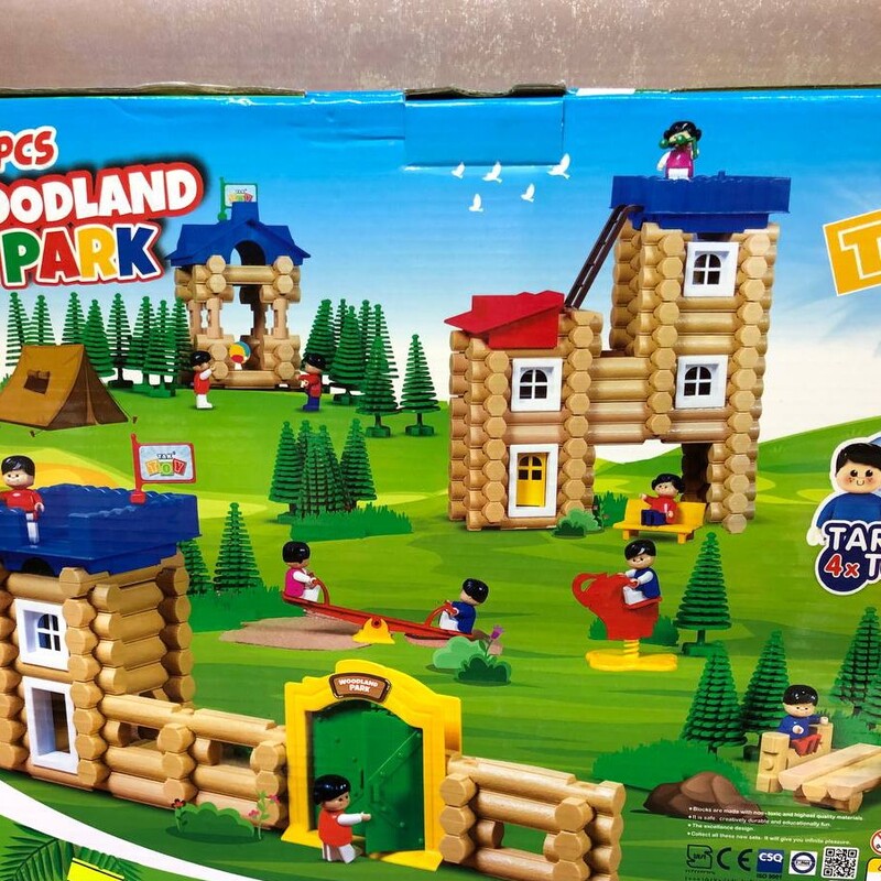 اسباب بازی بلوک خانه سازی وود لند