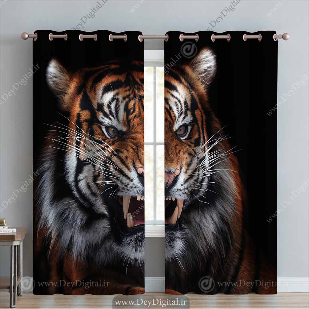 پرده تصویر ببر بنگال pk-3456