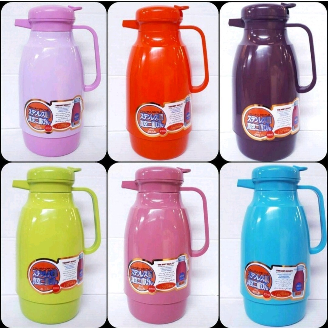 فلاسک یک لیتری مارک سلطان رضا درجه یک ( فلاکس) فلاسک چای وآب فلاسک چایی