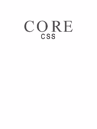 خرید و دانلود نسخه کامل کتاب Core CSS