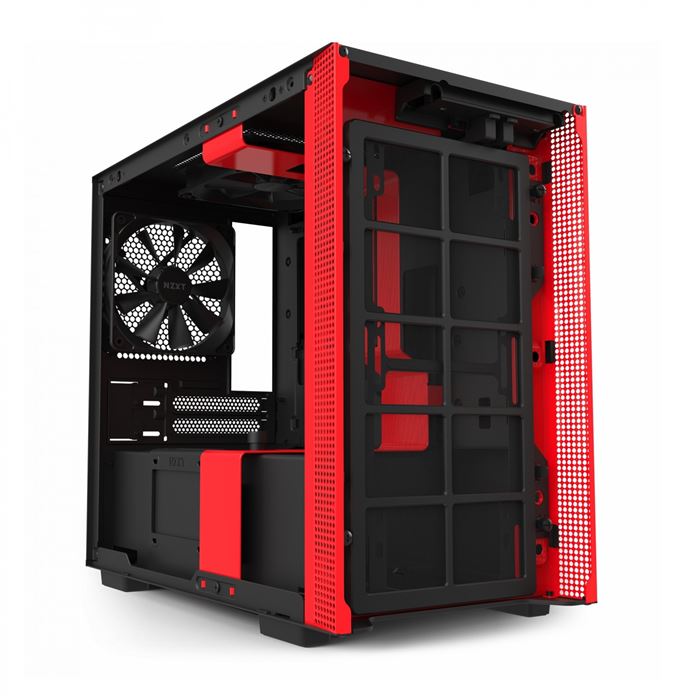 کیس ان زد ایکس تی H210i Matte Black/Red