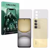 محافظ صفحه نمایش مات کینگ کونگ مدل Tough مناسب برای گوشی موبایل ریلمی C75 به همراه محافظ پشت گوشی | کالا برتری