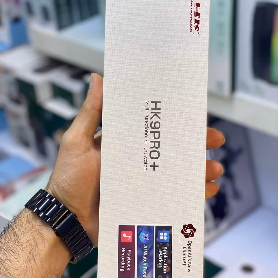 ساعت هوشمند صفحه Amoled مدل HK9 Pro Plus سری 9 بدنه تیتانیوم