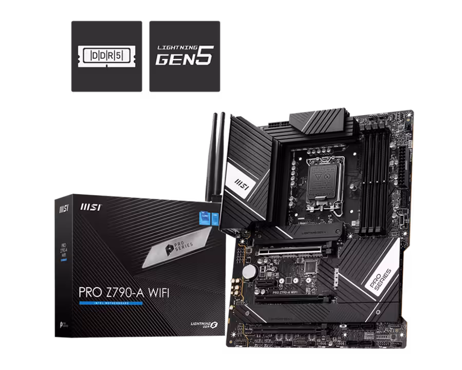 مادربرد ام اس آی مدل PRO Z790-A WIFI سوکت LGA 1700