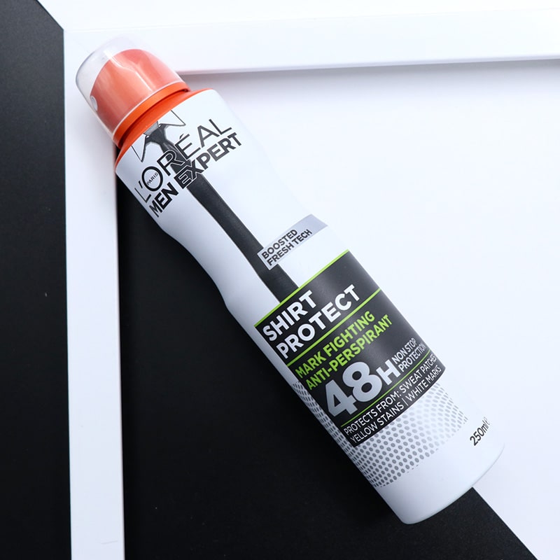 اسپری لورال 48 ساعته Loreal SHIRT PROTECT حجم 250 میل 91404