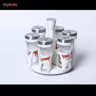 ست جای ادویه 7 پارچه کاپریس مدل پارادایس کد 12663