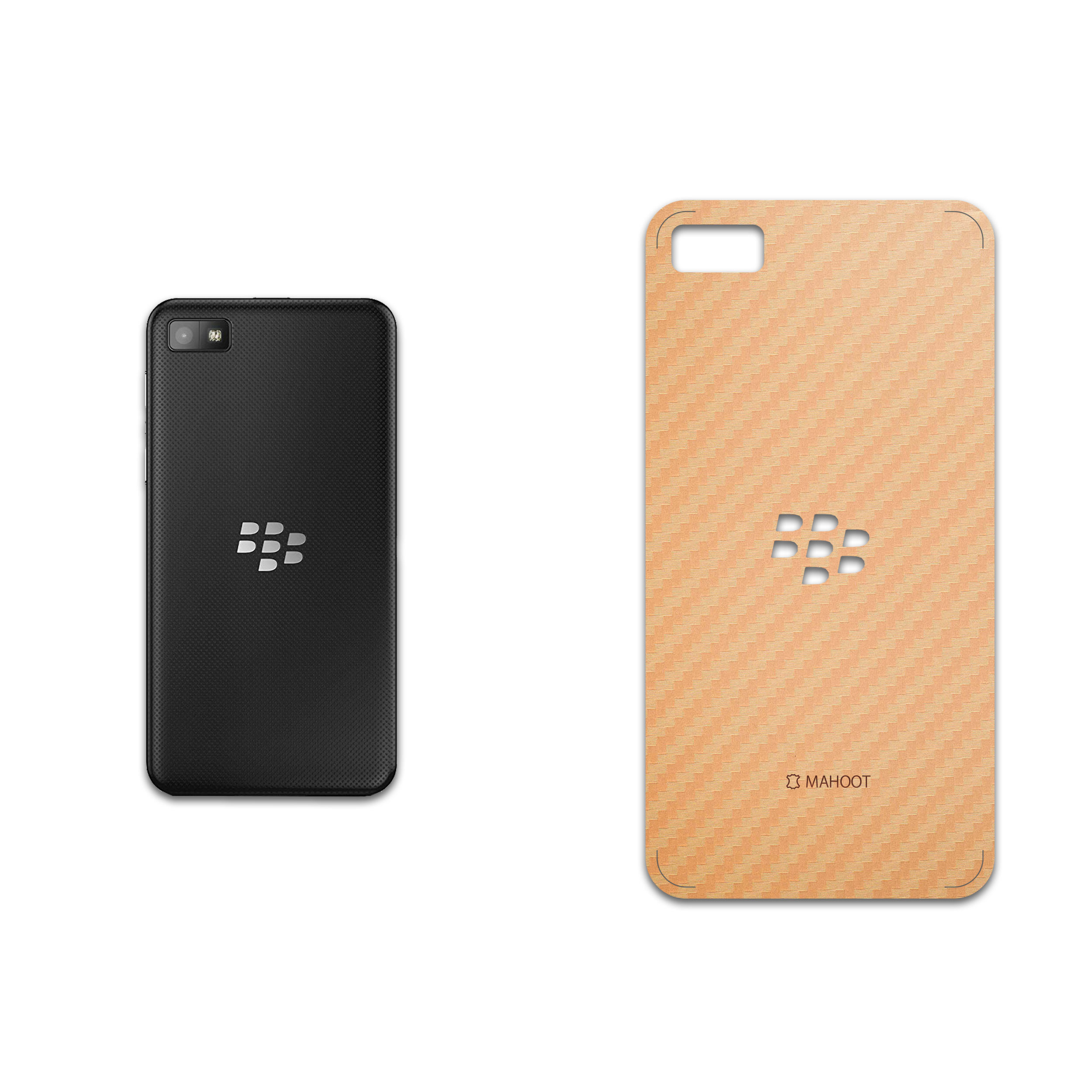 برچسب پوششی ماهوت مدل Titanium-Fiber مناسب برای گوشی موبایل بلک بری Z10