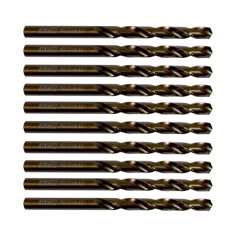 مجموعه 10 عددی مته کبالت لوین کد LV6 سایز 6 میلی متر