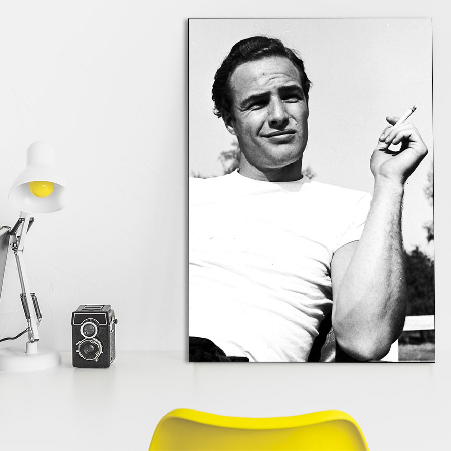 تابلو شاسی گالری استاربوی طرح مارلون براندو مدل بازیگران 0138