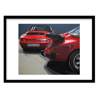 قیمت و خرید تابلو دکوراتیو مدل نقاشی خودرو کلاسیک کد 1522