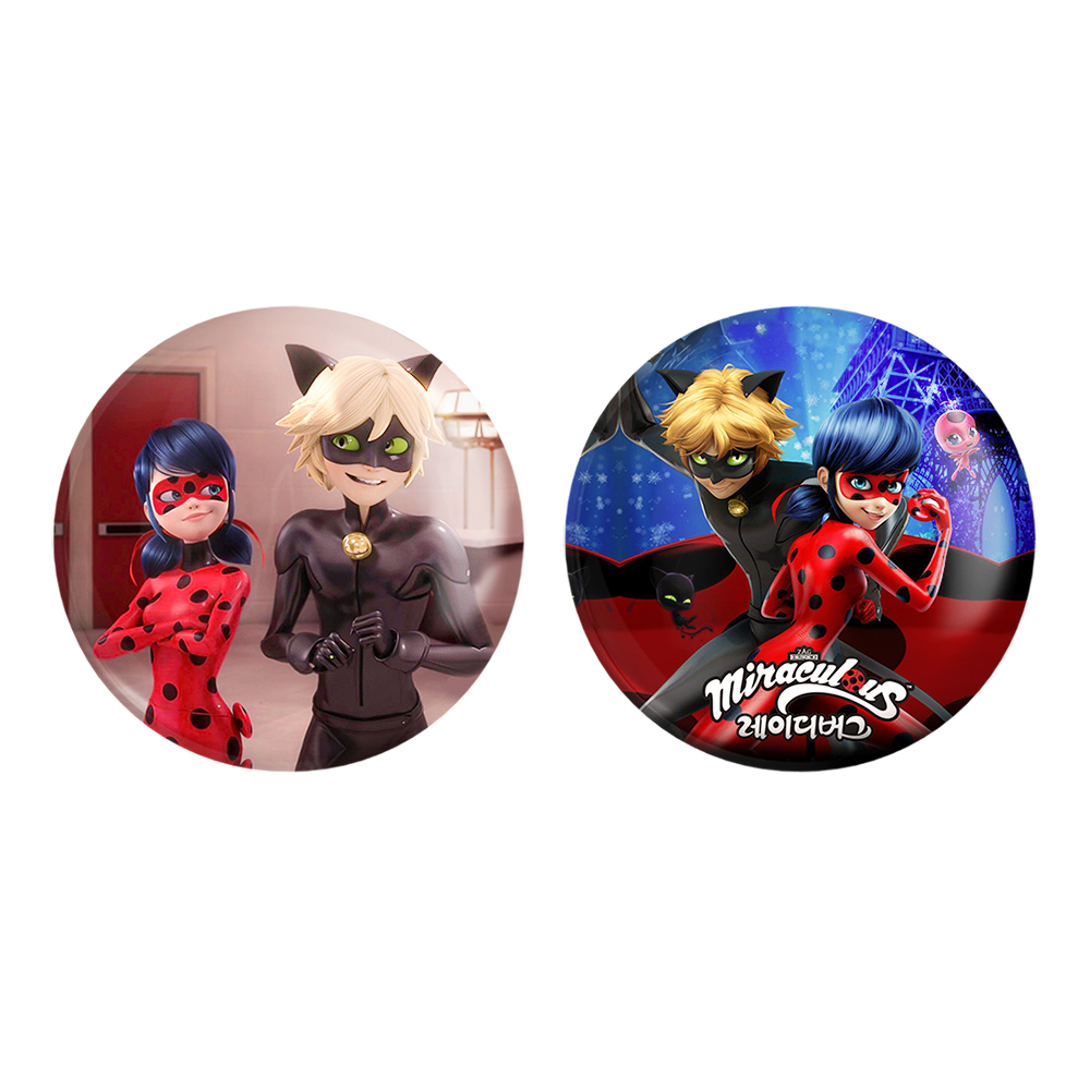 پیکسل خندالو مدل دختر کفشدوزکی و پسر گربه ای کد 28192814 مجموعه 2 عددی