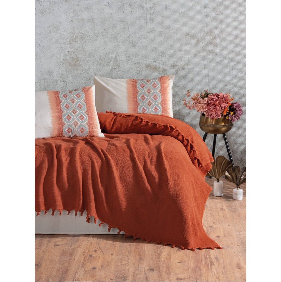 ست پیکه کاتن باکس مدل Jakarli Papina Tarcin دو نفره 4 تکه