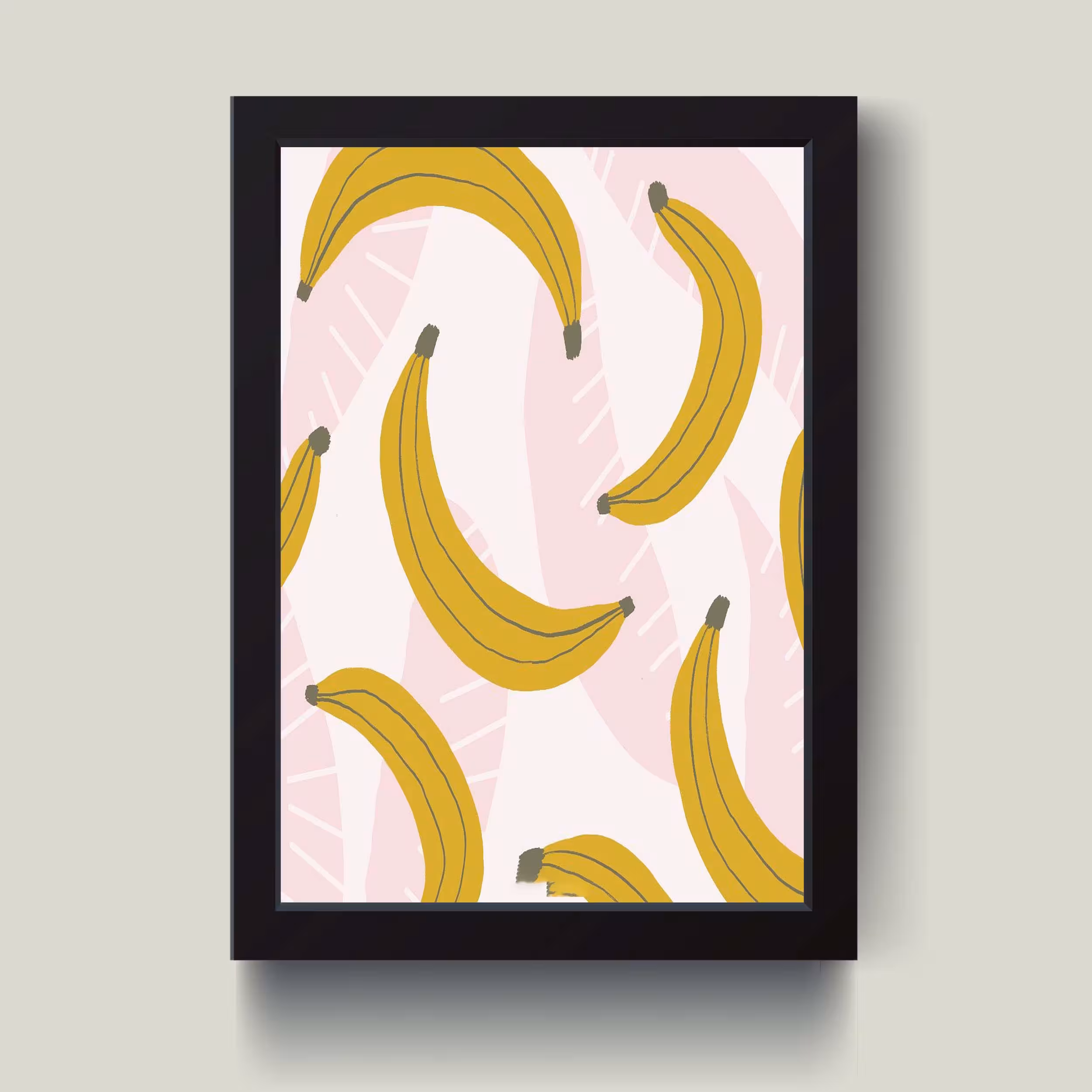 تابلو مدل مینیمال Banana کد m2425-w