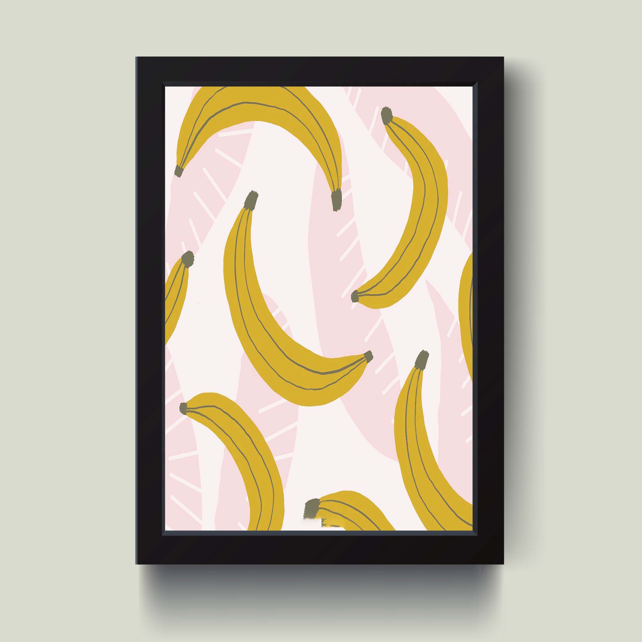 تابلو مدل مینیمال Banana کد m2425-w